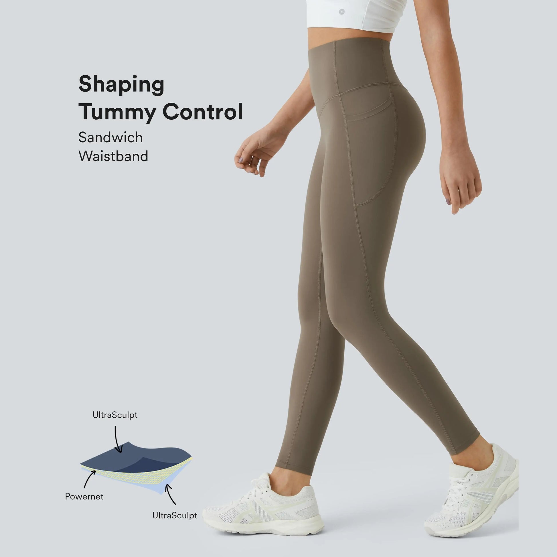 Halara Ultrasculpt High Waisted Tummy Control Pocket Shaping Training Leggings #Tiktokshopspringglowup