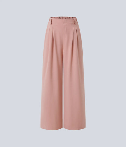 【Creator’S Pick】Halara Flex High Waisted Pocket Wide Leg Waffle Work Pants#Tiktokshopspringglowup