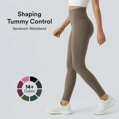 Halara Ultrasculpt High Waisted Tummy Control Pocket Shaping Training Leggings #Tiktokshopspringglowup
