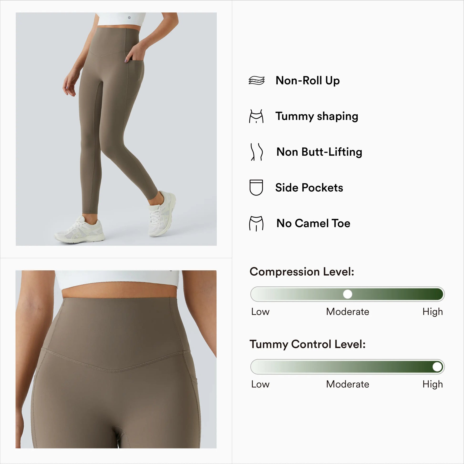 Halara Ultrasculpt High Waisted Tummy Control Pocket Shaping Training Leggings #Tiktokshopspringglowup